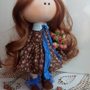 Работа Куколка с розами