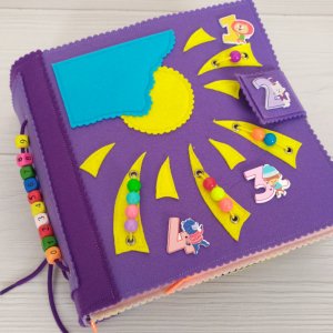 Работа Развивающая книжка Счёт до 10