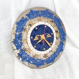 Работа Витражная гшодинник на зеркале Укрзализныця