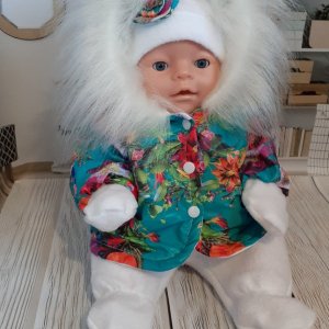 Работа Одежда Беби Борн. Курточка, штаны, шапка, рукавички. 