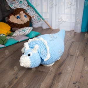 Робота М'яка іграшка Динозаврик Тріксі