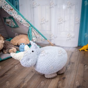Робота М'яка іграшка Носоріг