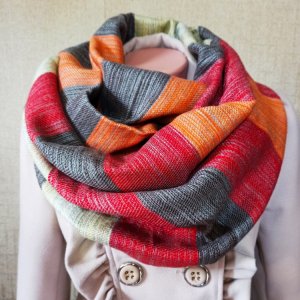 Робота Шарф широкий тканий