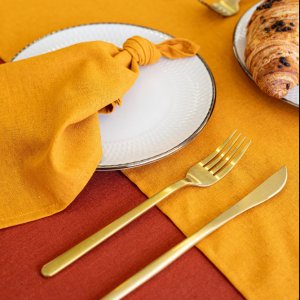 Робота Серветка лляна помаранчева