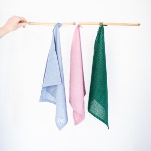 Робота Рушник з льону блакитний