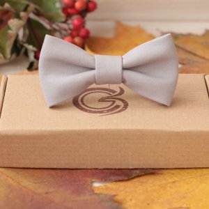 Робота Краватка-метелик сіра перлина