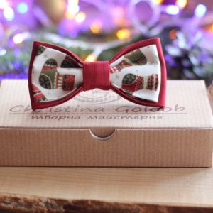 Работа Бабочка новогодняя "Рождественский сапог"