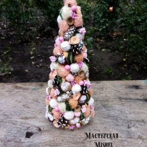 Работа Ёлочка Персиковая нежность