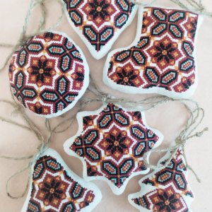 Работа Игрушки на елку