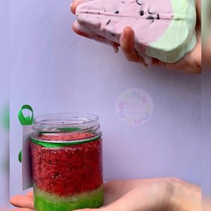 Робота Гідрофільний цукровий скраб Кавун