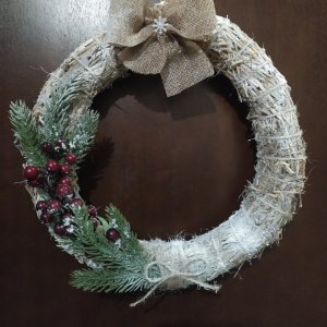 Робота  Різдвяний вінок на двері