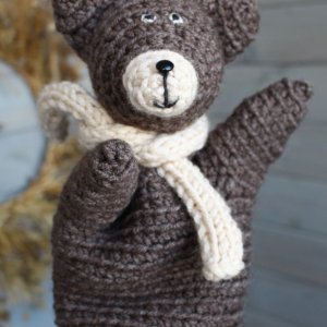 Работа Игрушка на руку мишка