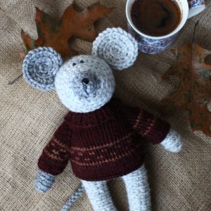 Работа Игрушка ручной работы мышка