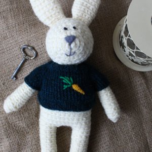 Работа Игрушка ручной работы кролик