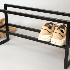 Работа Металлическая двухуровневая полочка для обуви М