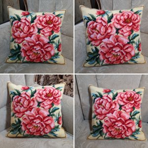 Робота Подушка декоративна вишита напівхрестом, ручна робота 1