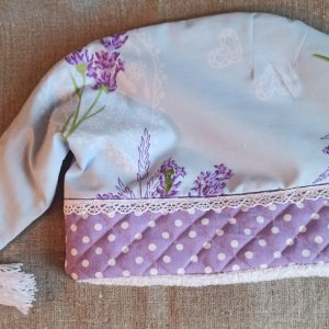 Работа Ночной колпак Ажурная Лаванда
