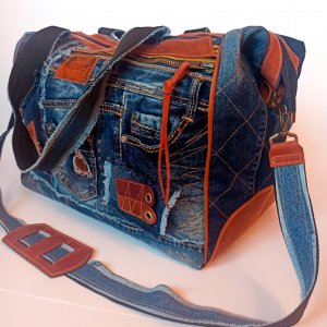Робота Джинсова дорожня сумка