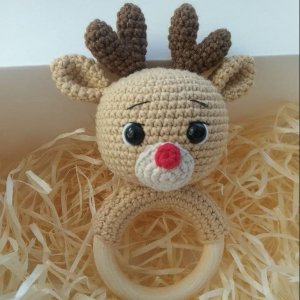 Работа Погремушка /брязкальце / грызунец олень