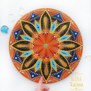 Робота декоративна тарілка Яскрава