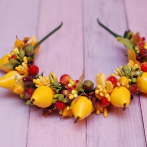 Робота Обручок грушка на свято осені