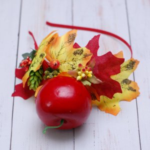 Робота Обруч обідок з листям і яблуком