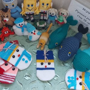 Робота Дід Мороз, Снігуронька, Сніговик, Оленя, Тигреня,