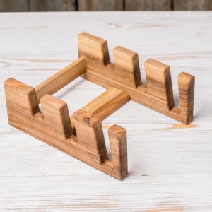 Работа Подставка на кухонный стол для трех деревянных досточек