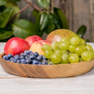 Работа Тарелка из дерева для подачи и приготовления блюд