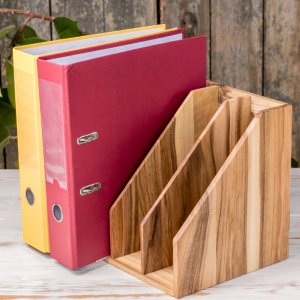 Робота Дерев'яна підставка для папок та документів