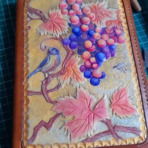 Работа Обложка "Осенний виноград" 