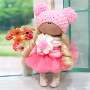 Работа кукла текстильная