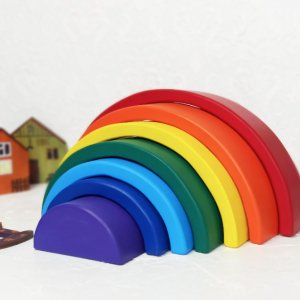 Работа Игрушка Радуга дерево подарок малышу