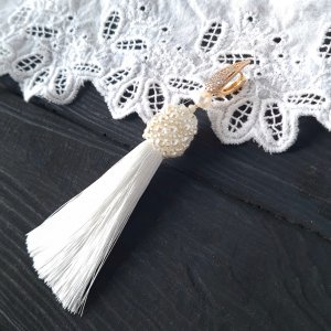 Робота Кулон-підвіска - моносережка з перлів Swarovski