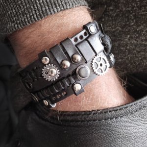 Работа кожаный браслет 72