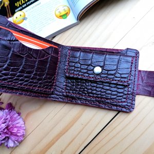 Робота Шкіряний жіночий гаманець. Ручна робота. 