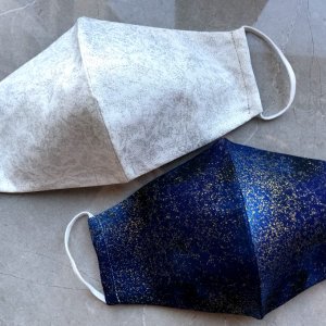 Работа Красивая удобная маска для лица.