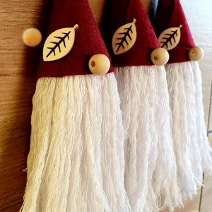 Работа Новогодние украшения гномы