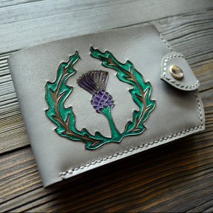 Робота Портмоне з шотландським чортополохом