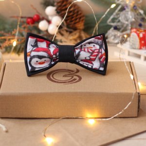 Работа Бабочка новогодняя "Пингвины"