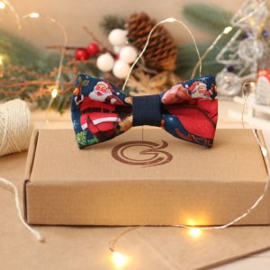 Работа Новогодняя бабочка "Санта Клаус Большой"