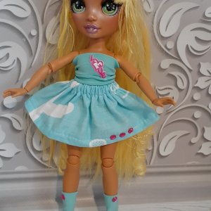 Работа Одежда для кукол RAINBOW. Летняя одежда ручной работы.