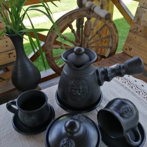 Работа Набор для кофе "Лев"