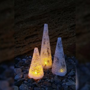 Работа Новогодние декор (светильники, подсвечники)