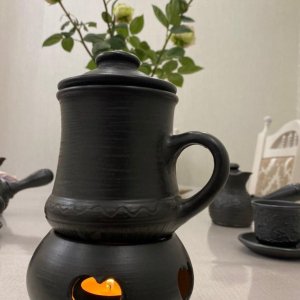 Работа Чашка-заварник с подогревом