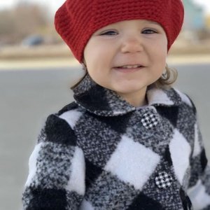 Работа Берет для девочки