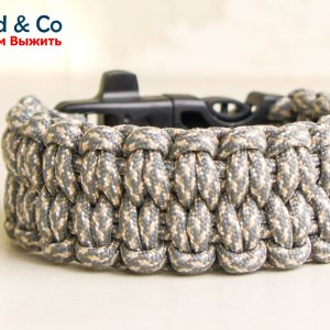 Работа Браслет выживания из паракорда Камуфляж