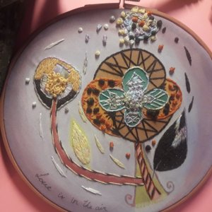 Робота Вишита картина муліне квіти в наявності і на замовлення