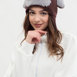 Робота зимова  весела шапка "Мавпочка"