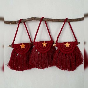 Робота Новорічні прикраси бордо